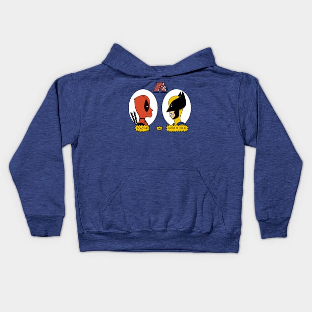 Stupid Antiheroes Kids Hoodie by pigboom